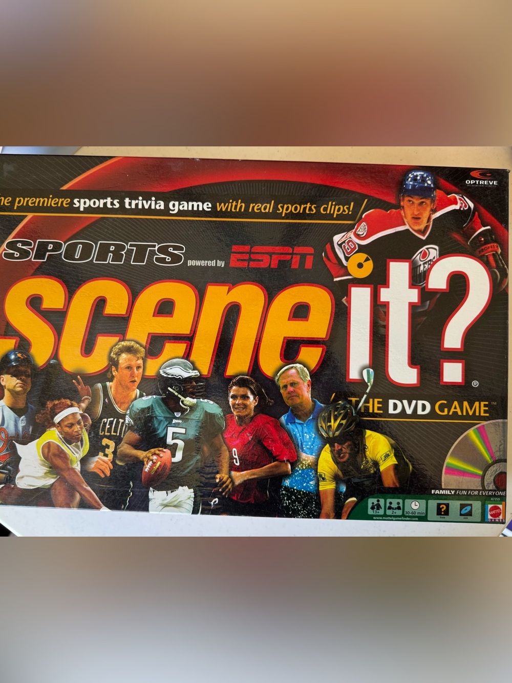 Scene It? Sports Trivia Game - Red